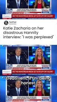 Katie Zacharia on Why Hannity STOPPED Booking Her