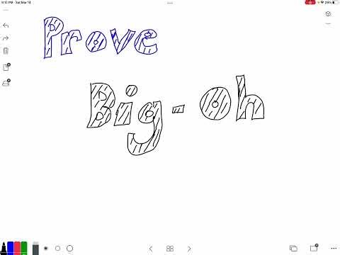 How to Formally Prove Big‑O: Example with 𝑛^2+2𝑛