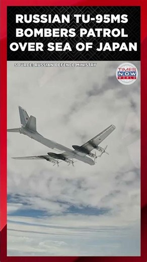 WATCH: Russian Tu-95MS Bombers Fly Over Sea Of Japan | Russia Military 2026 | Times Now World