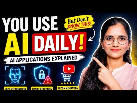 AI Applications Explained 🔥 Face Recognition | Fraud Detection | Recommendation System 