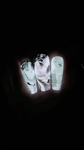 Usagi and Mamoru Wedding Manga ANIMATED Nail Art 🤍✨