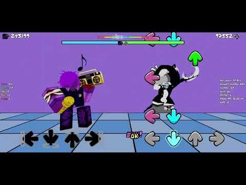 Doing "Rosebass" in Roblox Funky Friday