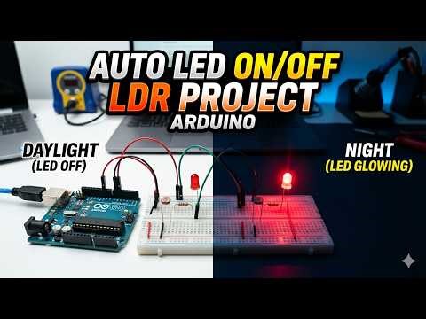 Arduino LDR Project | Automatic LED ON/OFF (Beginner Tutorial)