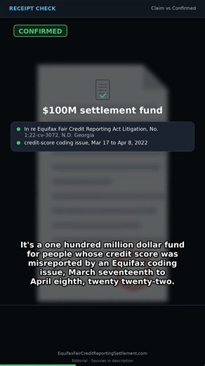 Equifax Settlement: $95 to $280 Is an Estimate, Claim by Dec 28 — Claim vs Confirmed