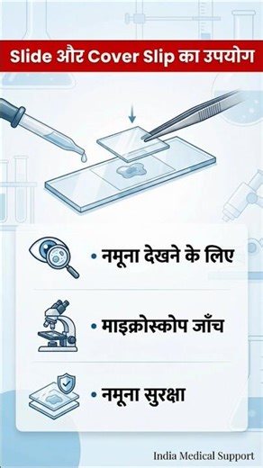 Microscope Slide & Cover Slip का उपयोग 🔬 | Laboratory