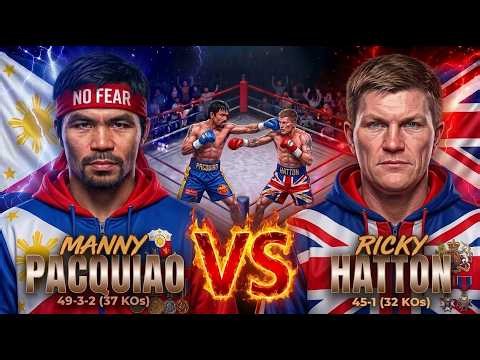 The BRUTAL KNOCKOUT That SHOCKED The WORLD! 🇵🇭Manny Pacquiao (PHI) vs. Ricky Hatton 🇬🇧 (UK)