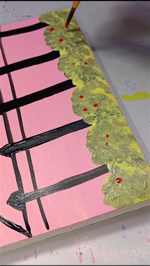 Aesthetic painting inspired by calm nature and soft colors 🎨This artwork is created to relax you