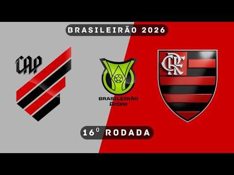 ATHLETICO PR X FLAMENGO | Brasileirão 2026 | 16ª Rodada | Simulação PES 21 (Gogosz Patch)