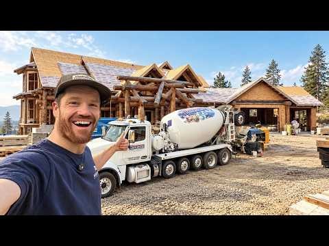 Pouring Concrete Over a SECRET BUNKER at Our Abandoned Mansion!
