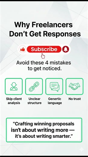 Strategies to Write Winning Freelancer Proposals That Get Client Replies #ai #education #shorts