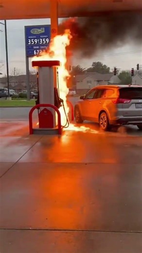 The Moment Everything Went Wrong at the Pump #Explosion #Shocking