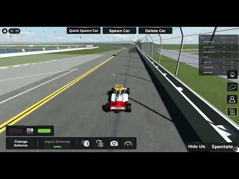 Roblox: New Video - Part 112 Of Racing Daytona Nascar Cars in 'Just Daytona'