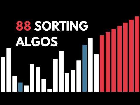 88 Sorting Algorithms Race While You Study