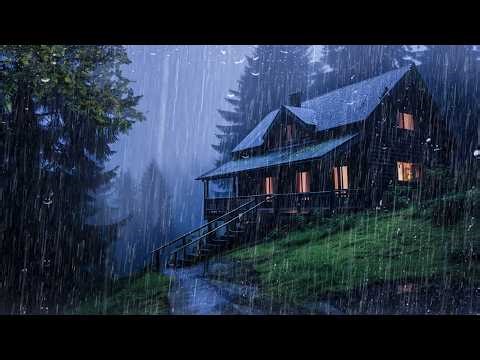 Super Heavy Rain To Sleep Immediately - Rain Sounds For Sleeping - Heavy Rain for Better Sleep,Focus