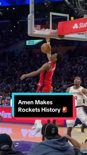 Amen Thompson Sets Record with 25/5/5 on Christmas