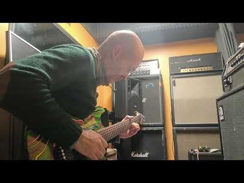 Vai & Satriani Passion Warfare & Flying in a blue dream Lidian impro Ibanez S320 Dip Paint JEM