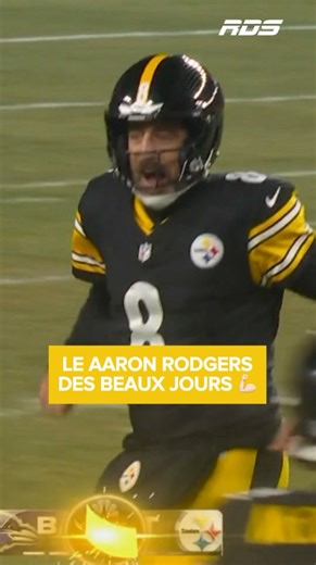 Aaron Rodgers, le chef d’orchestre de Pittsburgh! 🎺 #NFL sur RDS2 📺 | RDS