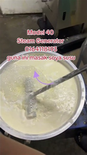 nak masak soya susu tak tao pakai mesin apa? check this Model 40 Steam Generator #soyamilk #taohu