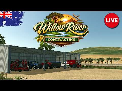 New Multiplayer Server - Willow River Contracting 🔴LIVE 🔴 Farming Simulator 25