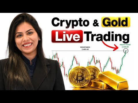 🔴 LIVE | Gold & Bitcoin Live Trading | XAUUSD & BTCUSD Analysis | Trading Mentor #LiveTrading
