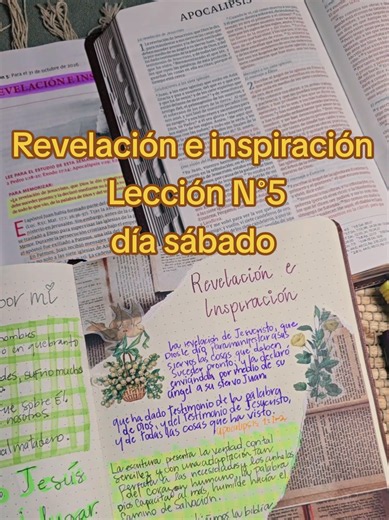 Revelación e inspiración — Lección N°5 sábado (Estudio Bíblico)