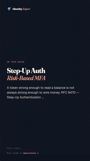 Step-Up Authentication Explained #Shorts