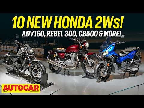 Honda steps up its premium game with ADV160, Rebel 300, CB500, XR300 twins and new EV |Autocar India