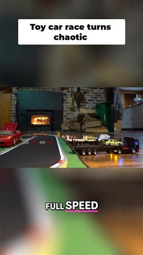 Toy Car Chaos: Crashes, Cheats, and Epic Wins! #shorts
