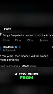 Elon Predicts SpaceX Will DOMINATE AI