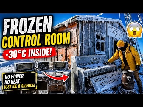 Inside a Frozen Control Room (-30°C) No Power, No Heat POV: You Enter a Completely Frozen Building