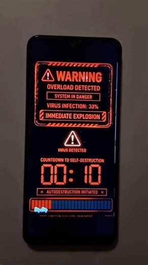 Self Destruction Countdown… find the secret code #shorts #virus #countdown #animation #secretcode
