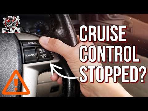 Cruise Control Stopped Working The Cause Might Be the Speed Sensor