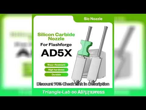Trianglelab Phaetus Silicon Carbide Nozzle Perfect Fit for Flashforge AD5X nozzle upgrade Printing t