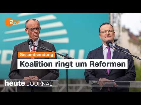 heute journal vom 27.04.2026 Zustand der Koalition, Verhandlungen im Iran-Krieg stagnieren, KI-Musik