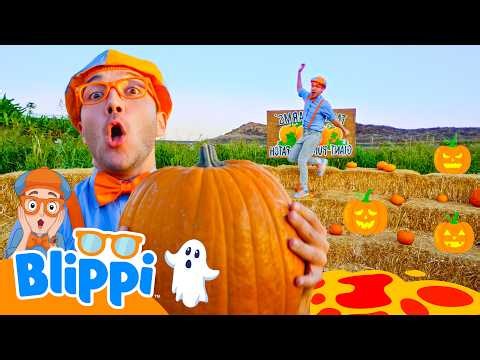 Halloween Hop + Halloween Countdown 🎃 DOUBLE FEATURE | Blippi Songs 🎶| Educational Songs For Kids