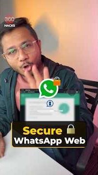 How to Secure WhatsApp Web? #whatsapp #whatsappupdates #whatsappsettings #whatsappweb #secure #tech