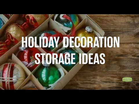 Holiday Decoration Storage Ideas