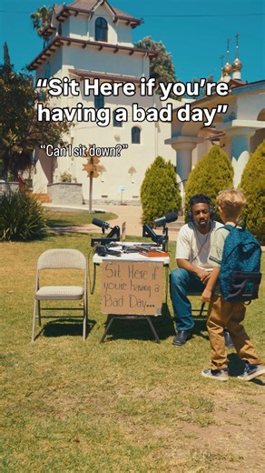 “Sit here if you’re having a bad day” #shorts