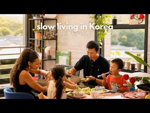 Slow Living in Korea | Sourdough Cookies, Trying Vietnamese Cooking & Family Life