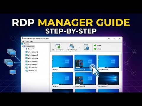 How to Use Microsoft RDCMan (Manage Multiple Remote Desktops)
