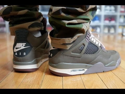 A MA MANIERE X AIR JORDAN 4 "DARK MOCHA" UNBOXING, REVIEW & ON FEET!!!