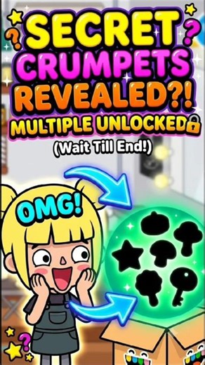 Toca Boca: How To Get ALL Hidden Crumpets! 😱🎁 #shorts