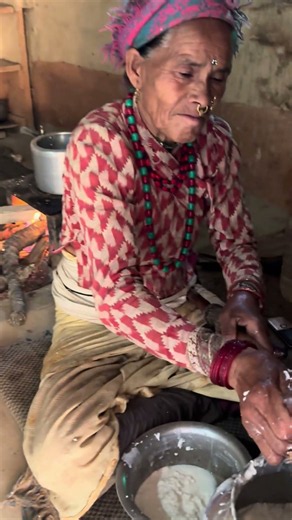Authentic Himalayan Village Life in Nepal 🇳🇵 | Traditional Homemade Buttermilk in a Mountain Village