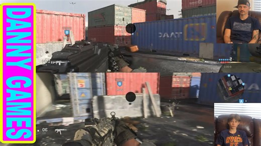 Family split-screen showdown! Dad & sons swap every 2 kills in search and destroy