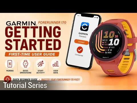 Tutorial - Forerunner 170: Getting Started | Beginner Setup Guide
