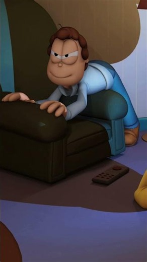 📺 Garfield is trap in the TV 📺 #Garfield #cartoon #animation #thegarfieldshow