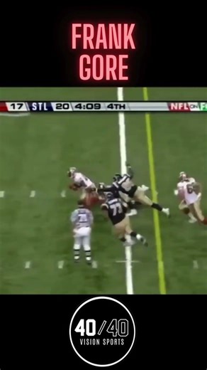 Frank Gore Deserves His Place in the Pro Football Hall of Fame #Shorts