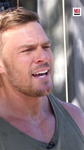 Just some training words of wisdom from Alan Ritchson #menshealth