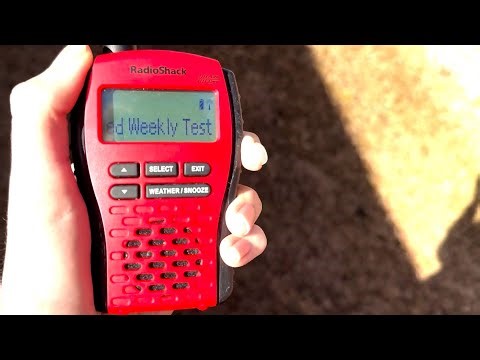 RadioShack 12-993 Required Weekly Test on KHB31 1/21/26 (EAS #1,325)