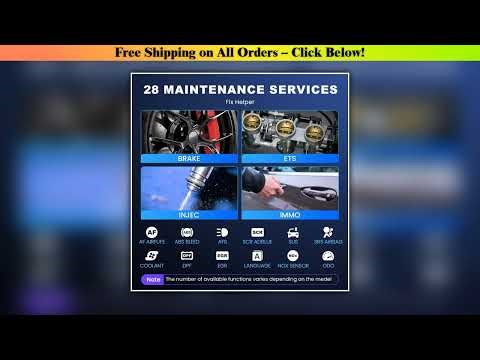 MUCAR VO7 VO7S Professional Auto OBD2 Scanner Full System 28 Reset ECU Coding Bi-directional ECM